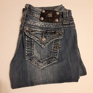 Miss Me Women's Distressed Bootcut Jeans JE5066EL Size 27